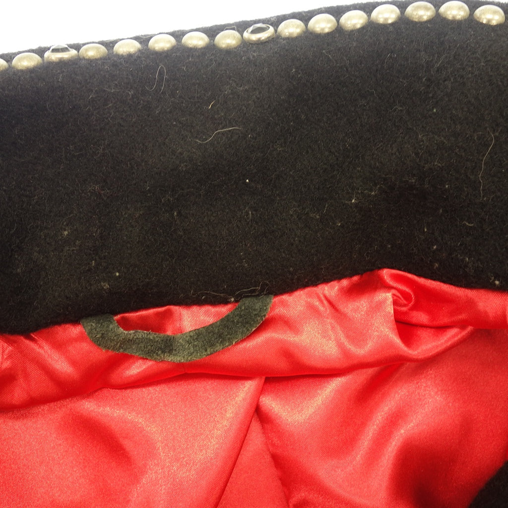 Good condition ◆ Schott P coat studded wool leather switching men's black size 40 schott [AFB42] 