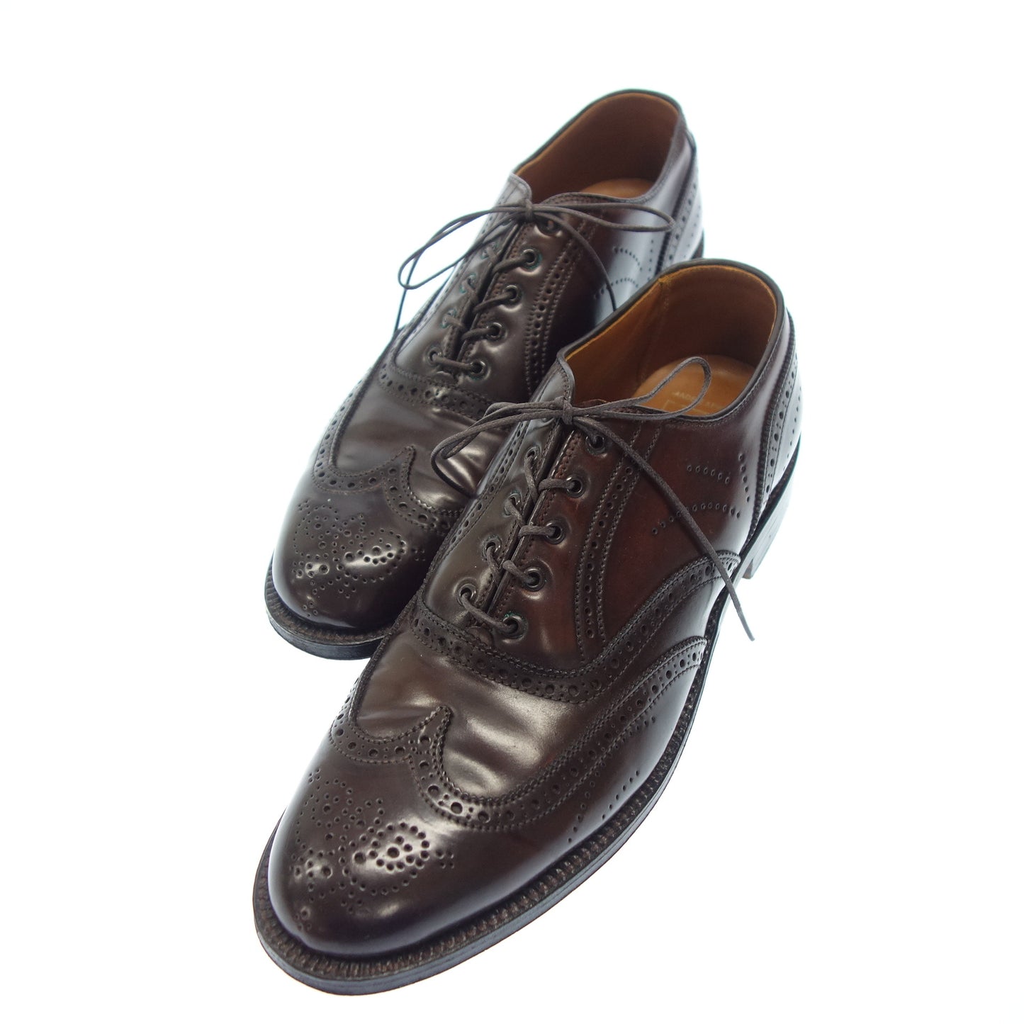 Good Condition ◆ Alden Leather Shoes 96070 Beams Custom Made Men's Brown 9D Alden BEAMS [AFC24] 