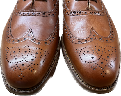 New◆Grenson Leather Shoes Full Brogue 22356 BATH Men's Size 8.5 Brown GRENSON [LA] 