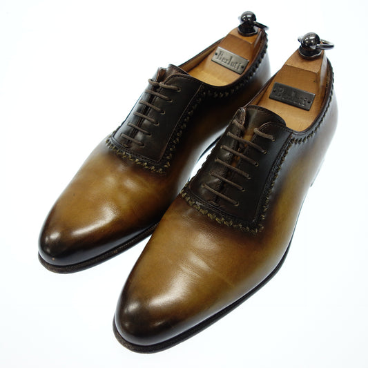 Good Condition◆Berluti Leather Shoes Straight Tip Oxford Men's 5.5 Brown BERLUTI [AFD3] 