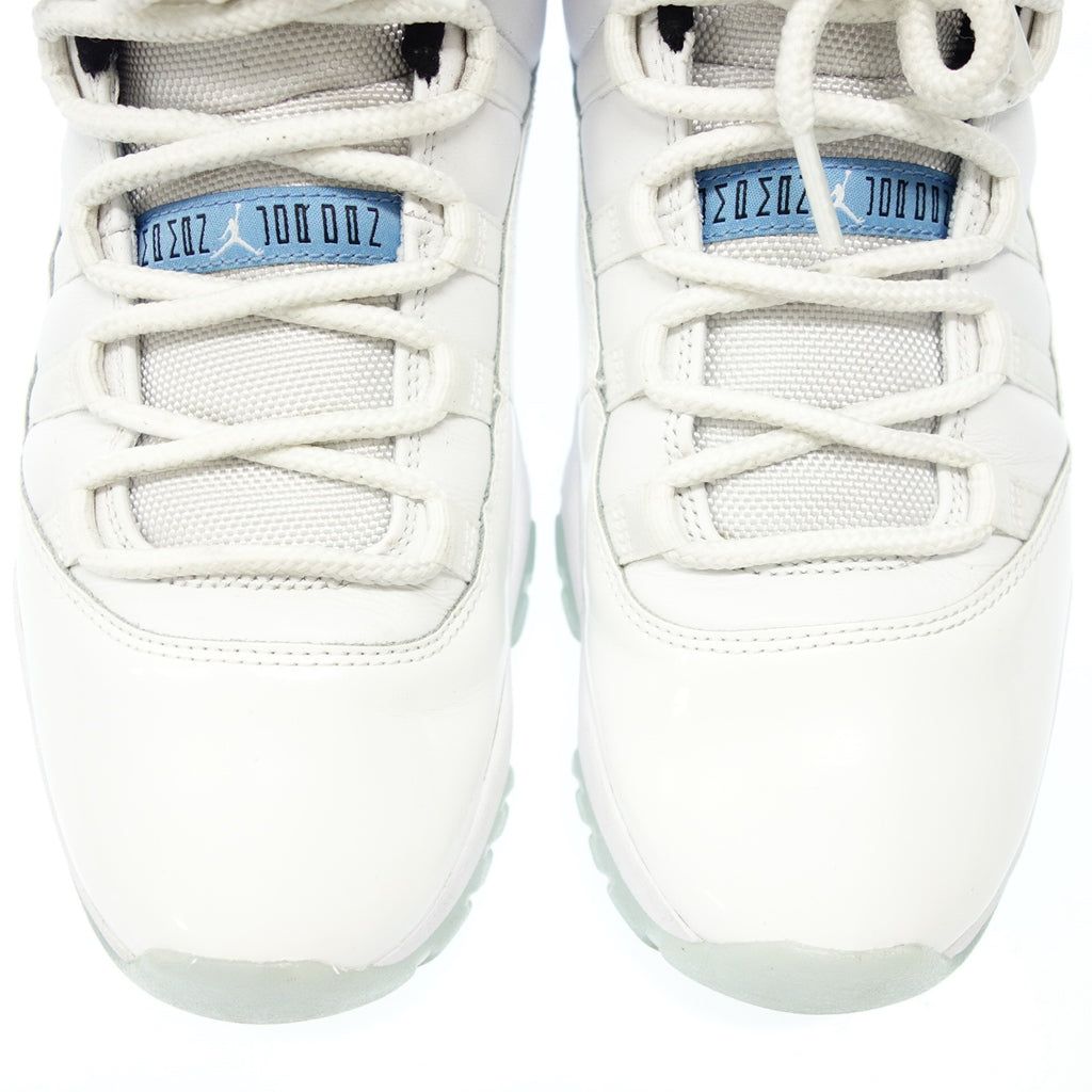 Good Condition◆Nike Sneakers Air Jordan 11 Low Legend Blue AV2187 117 Men's White 27.0cm Nike Air Jordan [AFD3] 