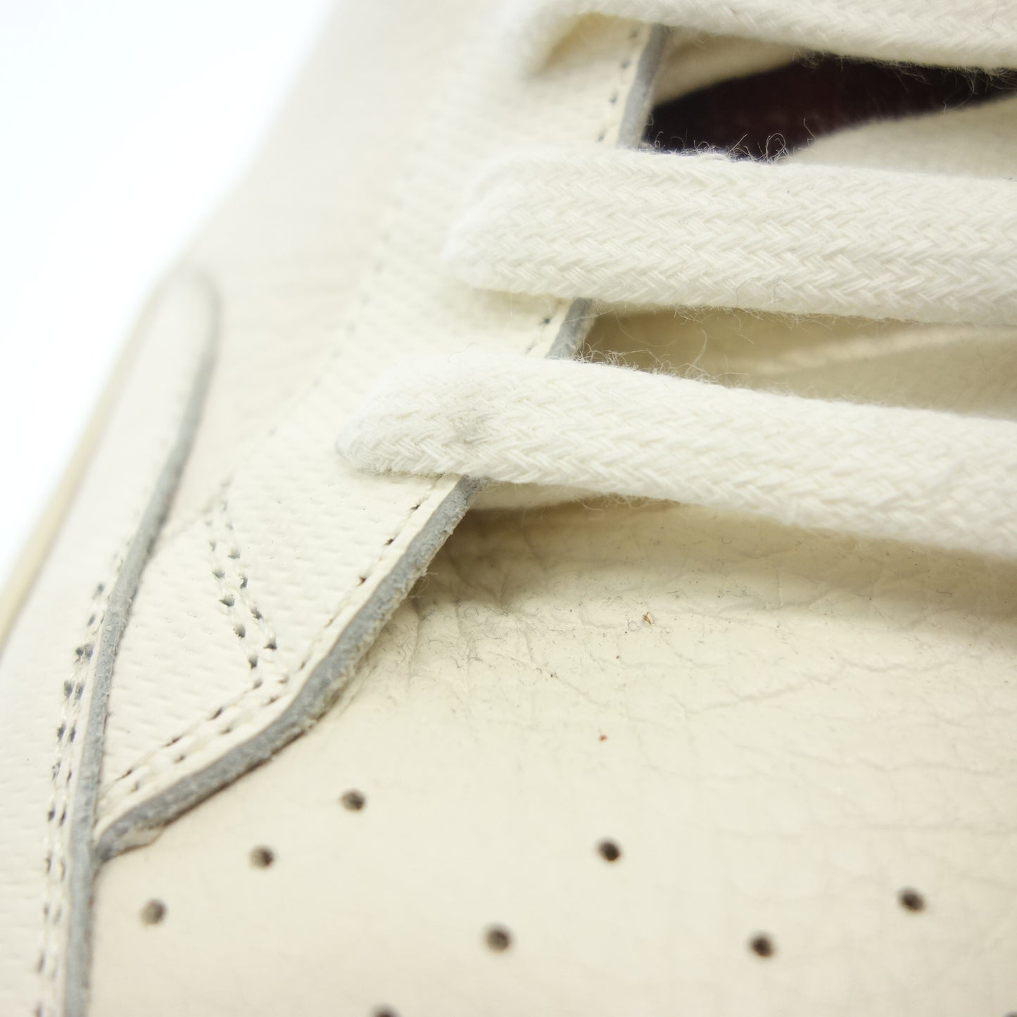 Brunello Cucinelli all leather sneakers suede switching men's white 42 BRUNELLO CUCINELLI [AFC27] [Used] 