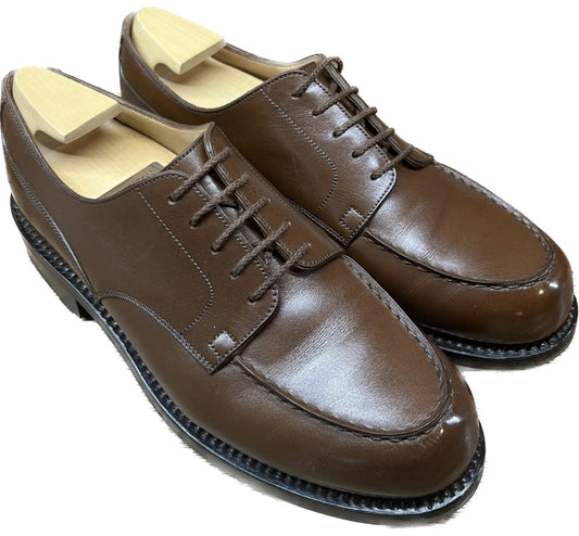 Very good condition◆JM Weston leather shoes 641 golf Russian calf brown 6.5E JMWESTON 