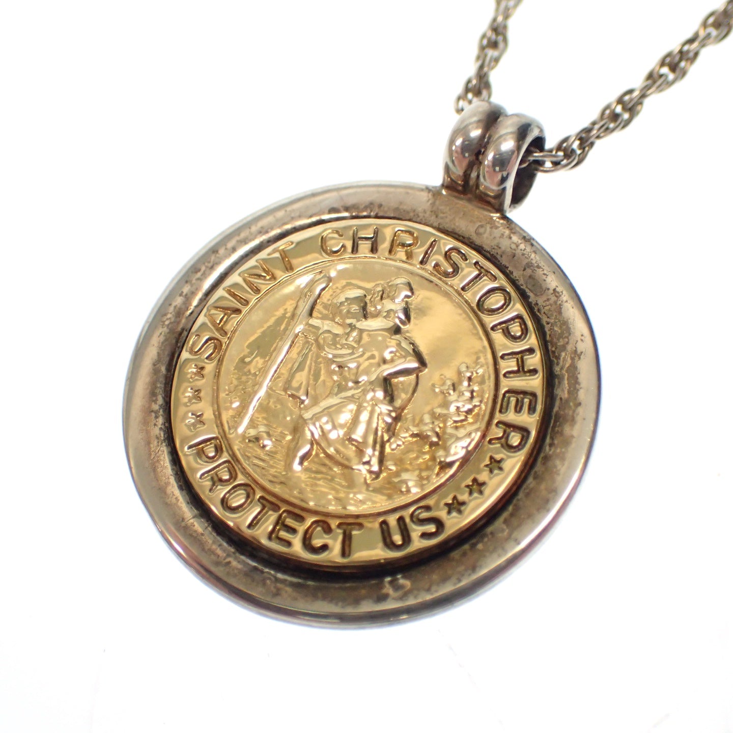 Used Tiffany necklace pendant St. Christopher 925×750 Silver Tiffany &amp; Co. [AFI13] 