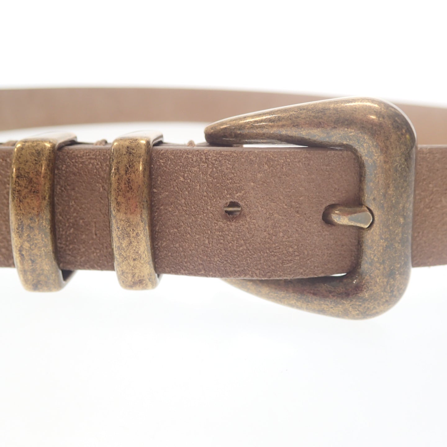 Brunello Cucinelli leather belt suede size 95 BRUNELLO CUCINELLI [AFI18] [Used] 