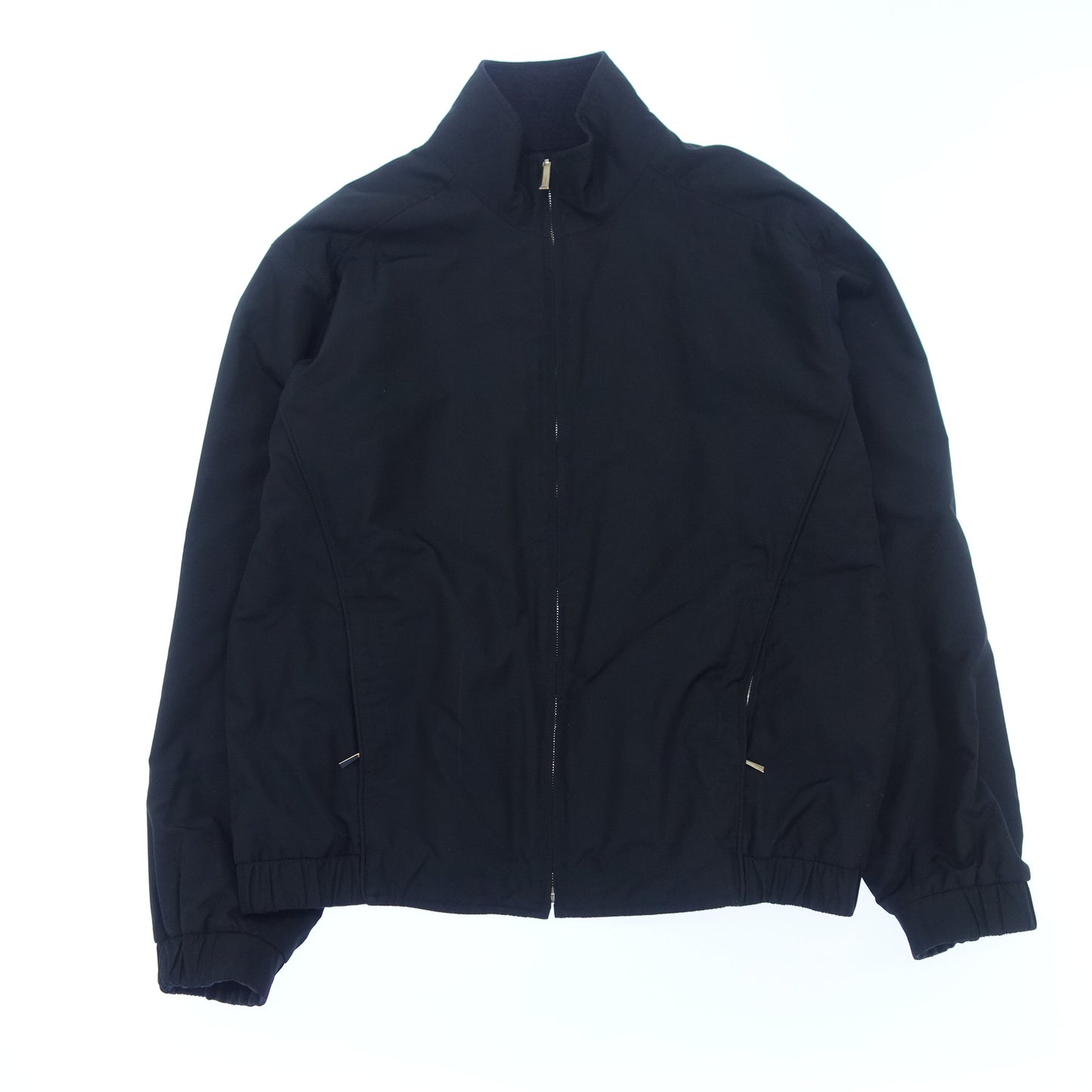 Dunhill zip-up blouson reversible men's L black x navy dunhill [AFB8] [Used] 