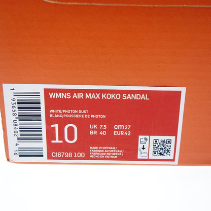 跟新品一样◆Nike Air Max Coco 凉鞋 白色 27 厘米 CI8798 100 NIKE WMNS AIR MAX KOKO 凉鞋 [AFD3] 