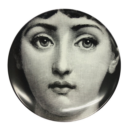 Very good condition◆Fornasetti Plate Theme &amp; Variation Wall Plate Lina Cavalieri PTV001X FORNASETTI Tema e Variazioni n°1 [AFI23] 