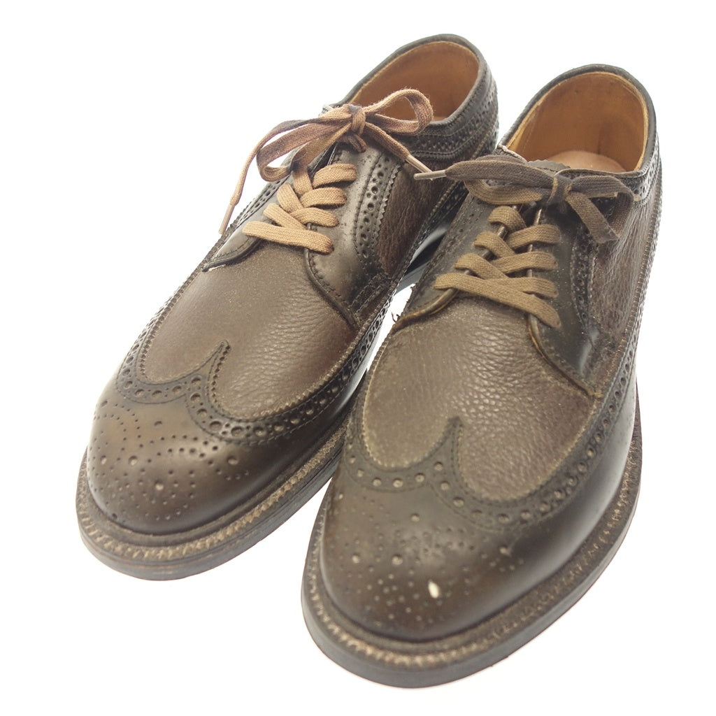 Used ◆Alden leather shoes golf full brogue men's size 6 brown ALDEN [AFC43] 