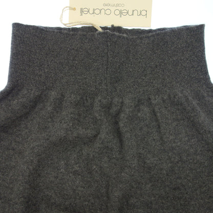 Very good condition◆Brunello Cucinelli Knit Pants Cashmere Women's M Gray BRUNELLO CUCINELLI [AFB20] 