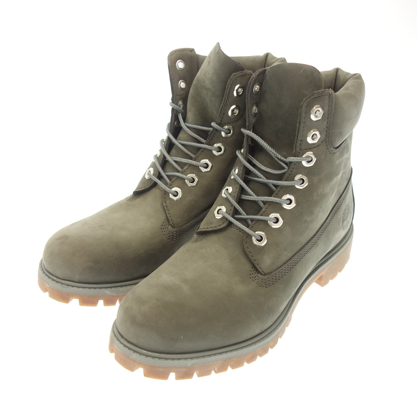 極美品◆ティンバーランド ブーツ A1UFH A2717 メンズ 25.5㎝ 灰色 Timberland【AFC13】