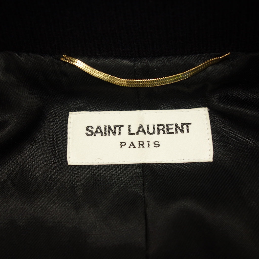 状况良好◆Saint Laurent Paris 泰迪夹克 376283 YYD80 女式 36 码黑色 SAINT LAURENT PARIS [AFB41] 