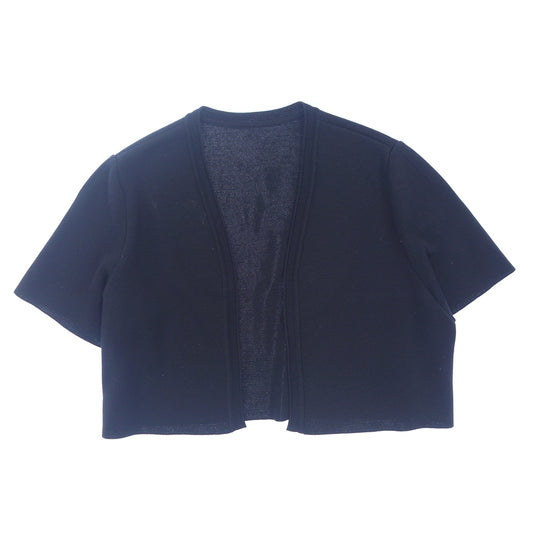 Good condition ◆ FOXEY 42204 Bolero Afette Cardigan Cotton Ladies Dark Navy Size 38 FOXEY [AFB27] 