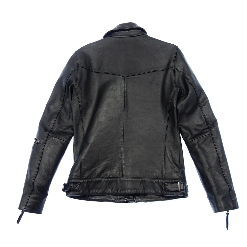 【極上ホースハイド】Haruf ハルフ 馬革 シングルライダースジャケット ハルフ ライダースジャケット シングル ホースハイド ブラック Haruf