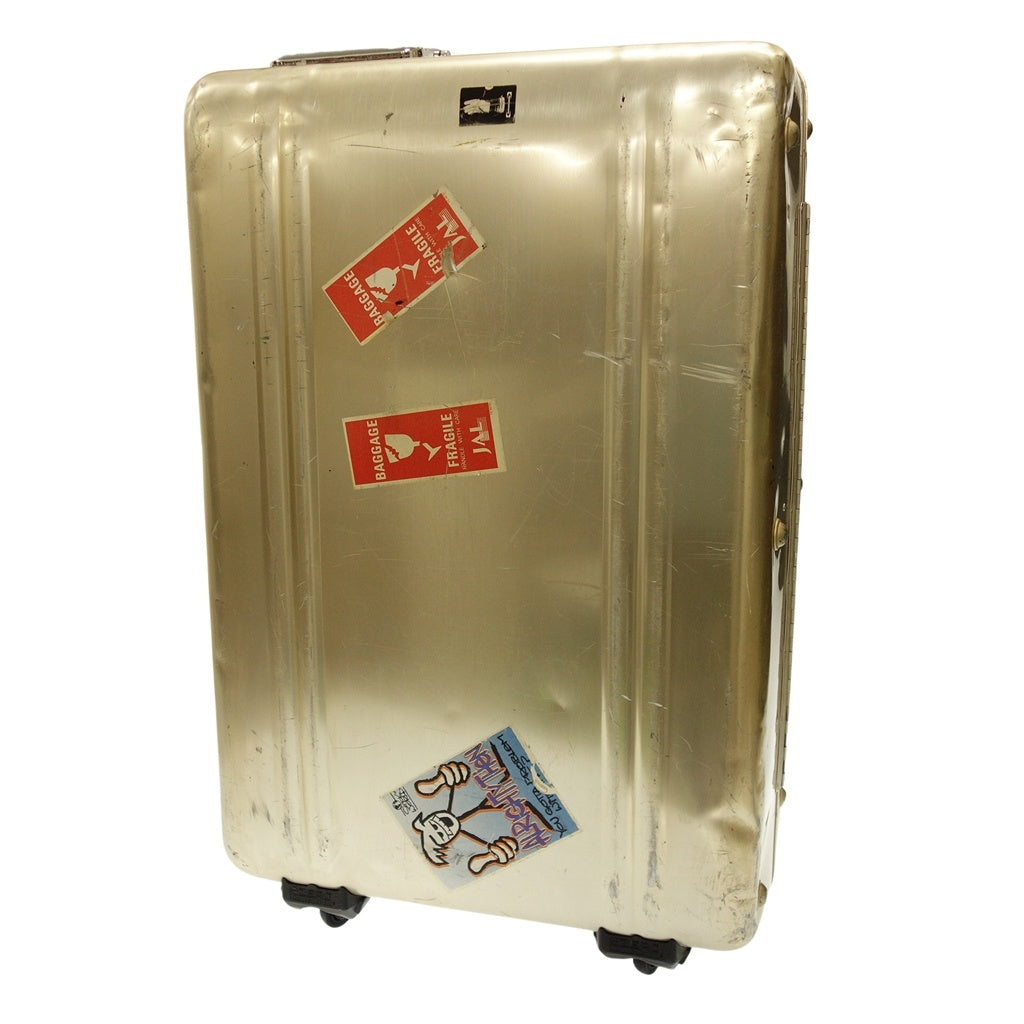 Used ◆ZERO HALLIBURTON Suitcase 80×55×25cm Champagne Gold ZERO HALLIBURTON 