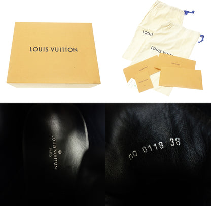 二手 ◆Louis Vuitton Monogram Arclight Line 运动鞋 女式 38 码 黑色 1A43LH LOUIS VUITTON [AFD9] 