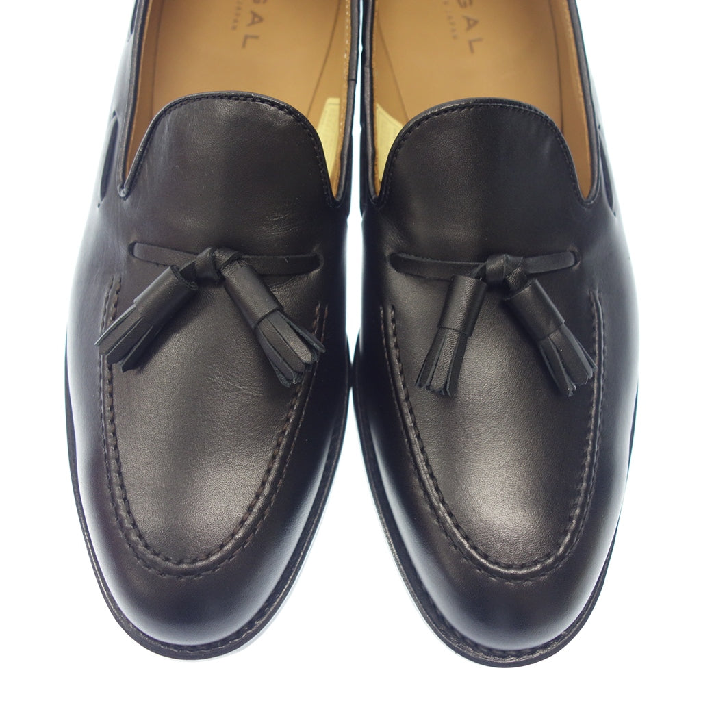 Like new◆Regal Leather Shoes Tassel Loafers 12VR Men's Black Size 27cm REGAL [AFD6] 