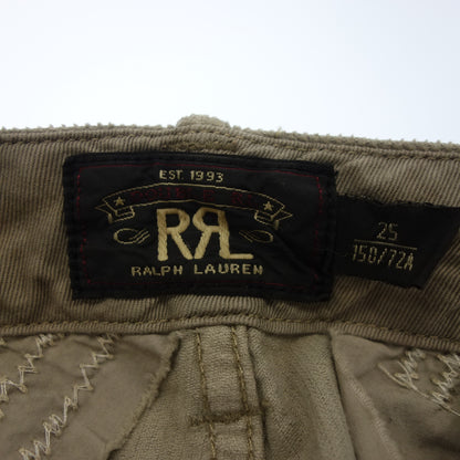 RRL Corduroy Pants with Suspender Buttons Distressed Men's 25 Beige [AFB34] [Used] 