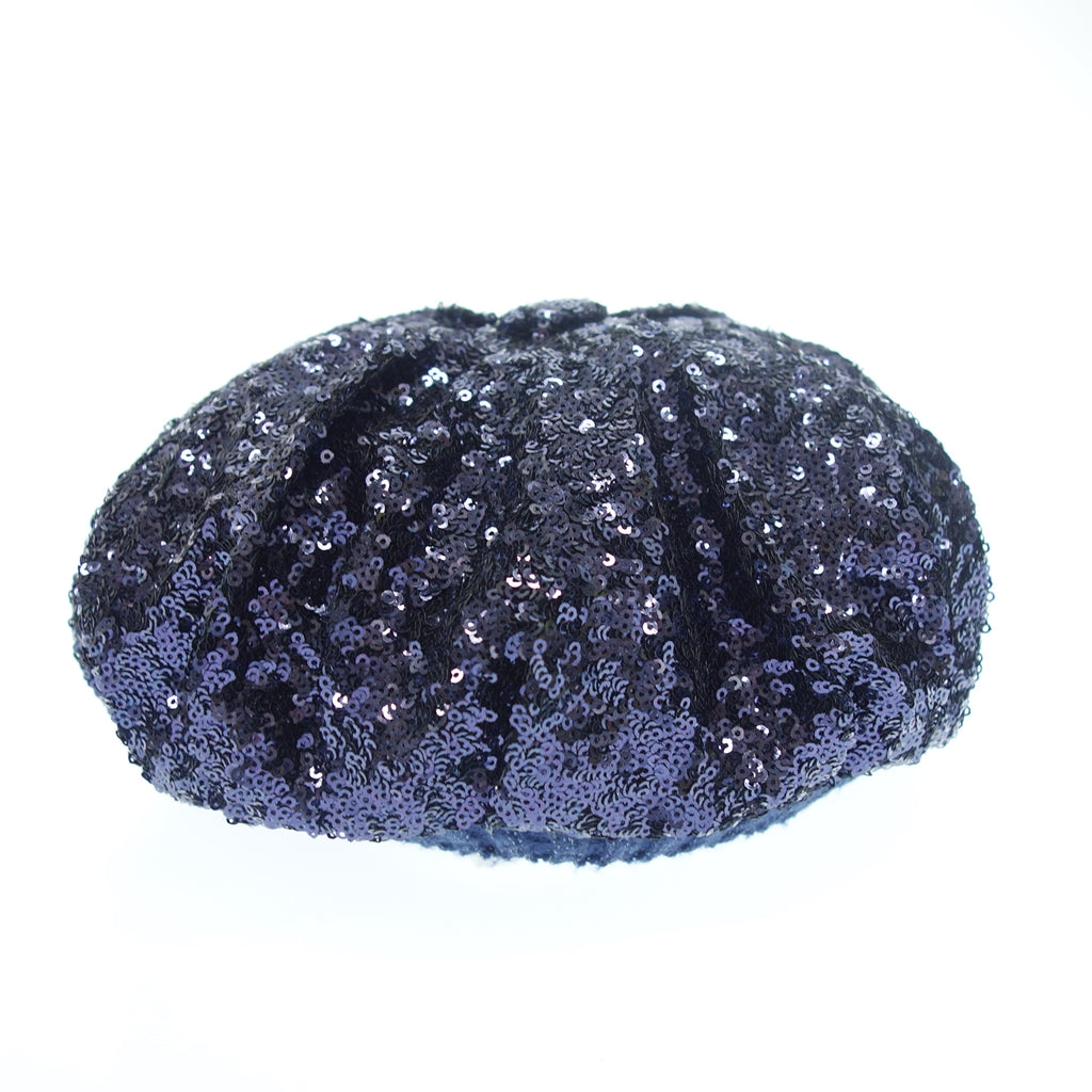 Good condition ◆ Sretsis beret sequins blue Sretsis [AFI21] 