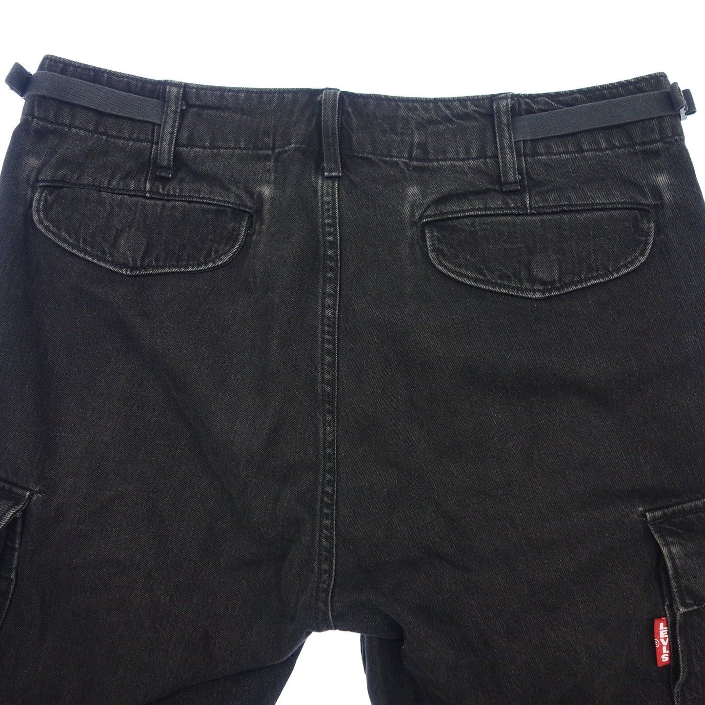 極美品◆リーバイス プレミアム HI-BALL カーゴパンツ サイド アジャスター付 メンズ Ｗ32 ブラック系 72797-0009 LEVI'S PREMIUM【AFB34】