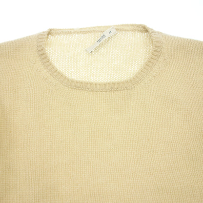 Good Condition◆Prada Knit Sweater Cashmere 100 Women's Beige Size 42 PRADA [AFB41] 