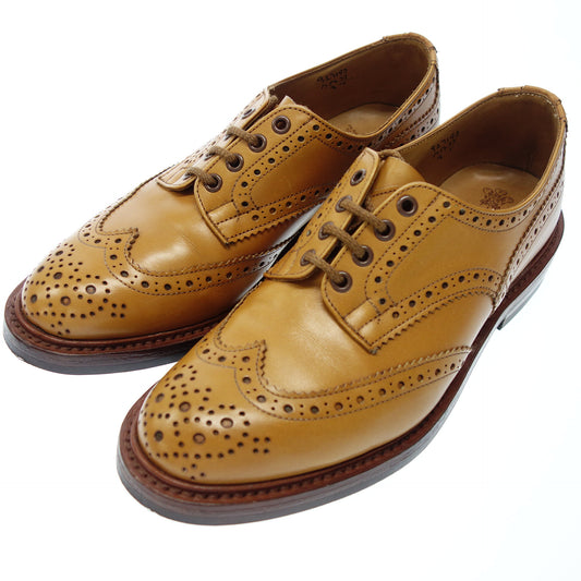 極美品◆トリッカーズ フルブローグ BOURTON レザーシューズ メンズ 8 茶系 Tricker's【AFD7】