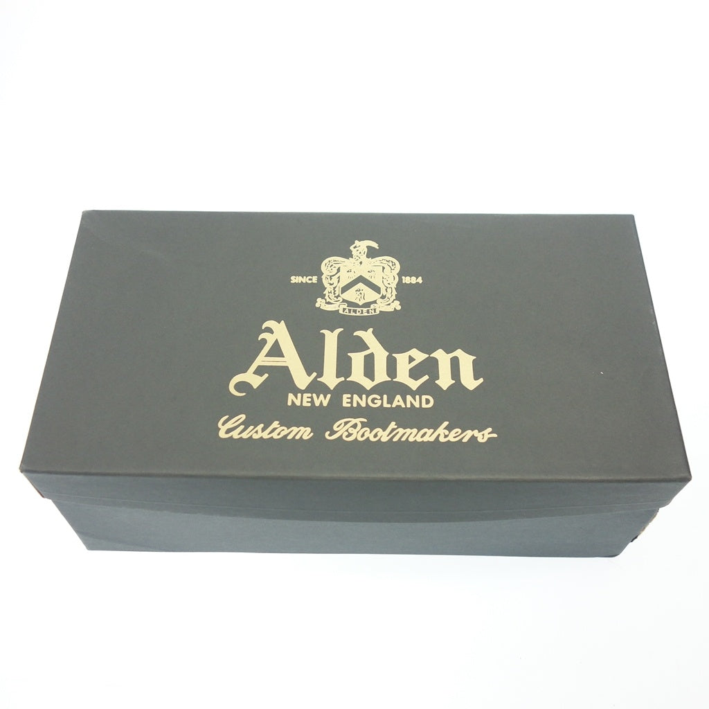 Very good condition ◆ Alden leather shoes plain toe cordovan 9901 men's black size 7.5 Alden [LA] 