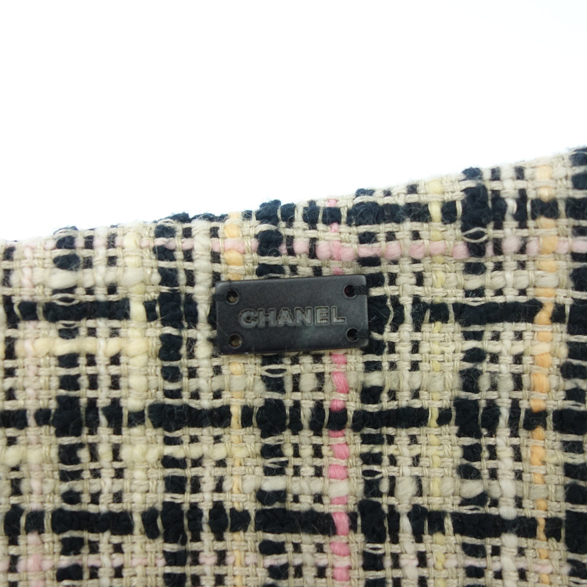 シャネル ツイードスカート 03P レディース 黒 40 CHANEL【AFB20