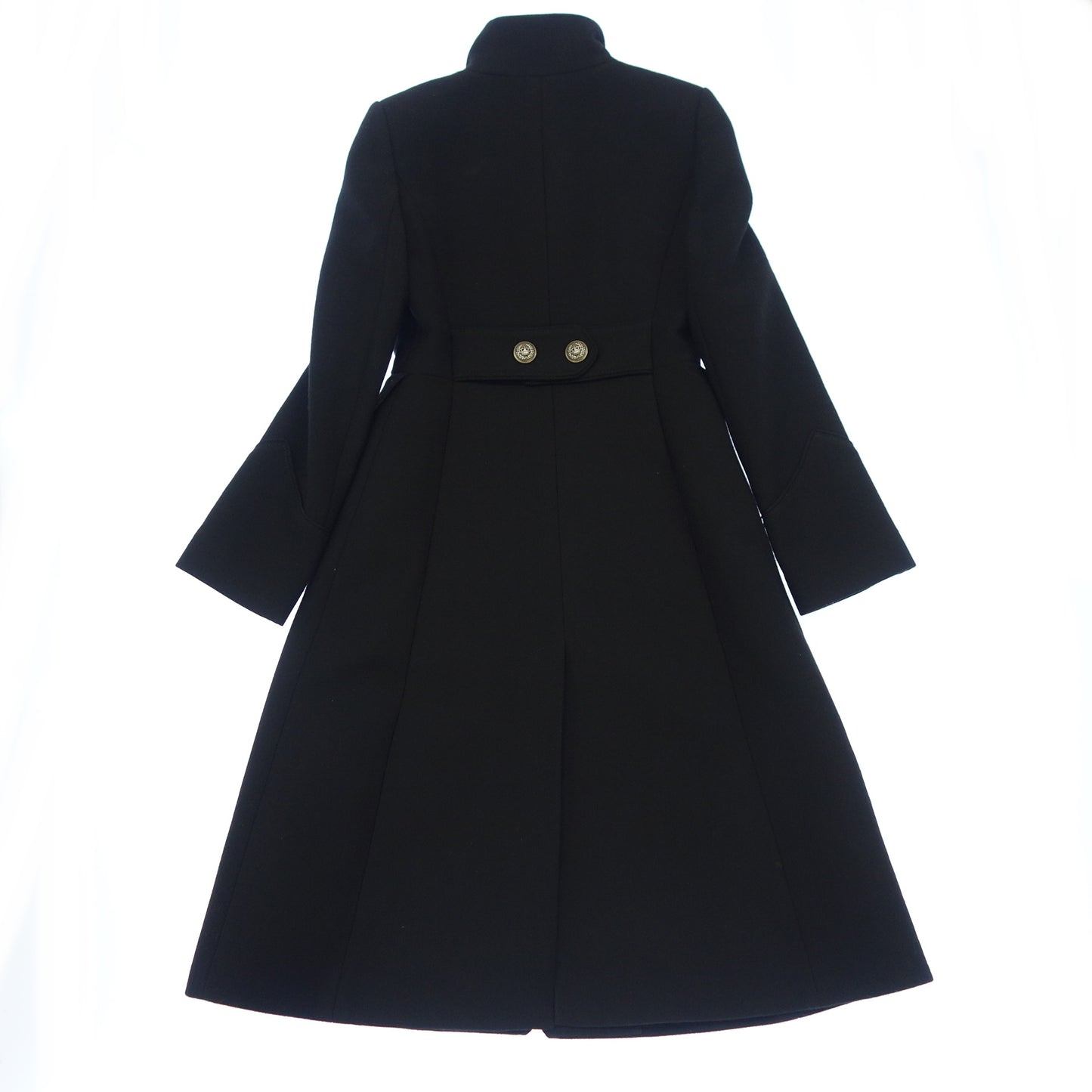 Good condition◆Dolce &amp; Gabbana long coat F0Z21T wool nylon ladies black size 36 DOLCE&amp;GABBANA [AFB34] 