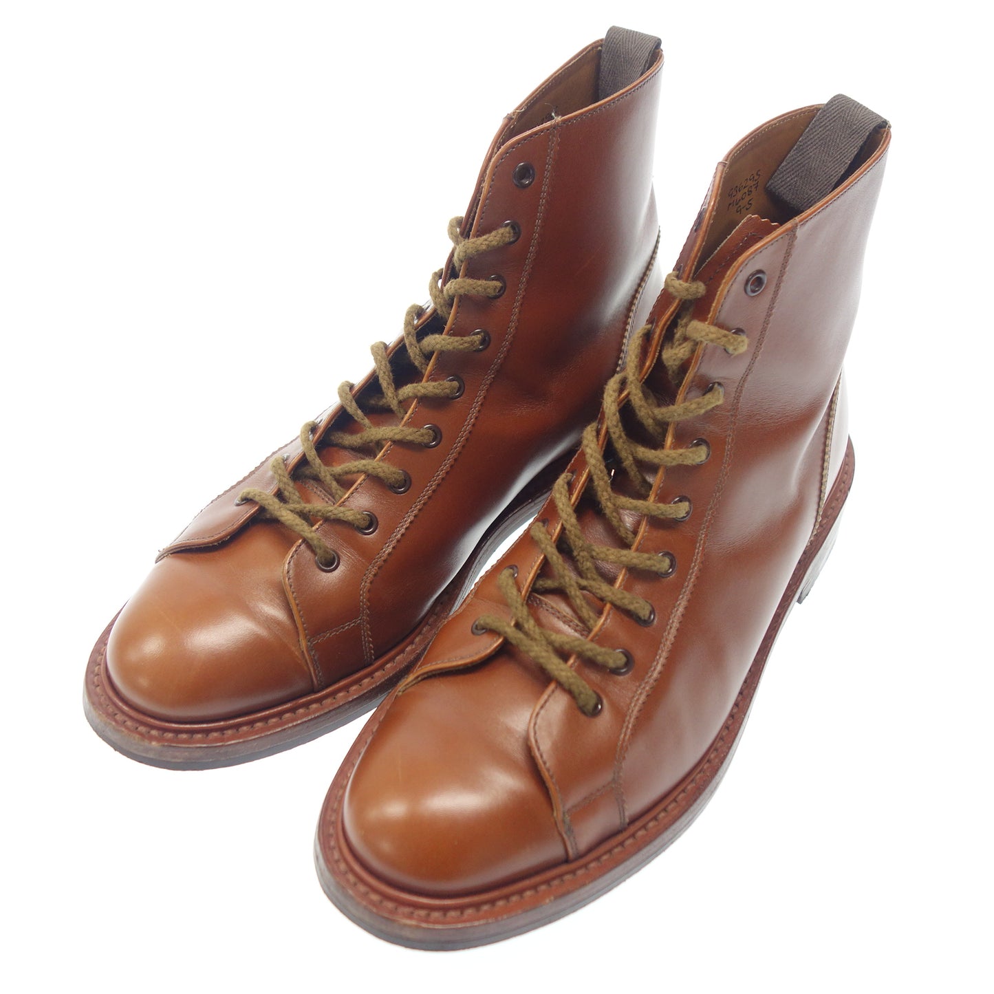 美品◆トリッカーズ レザーシューズ モンキーブーツ M6087 メンズ マロン UK9 Tricker’s【LA】