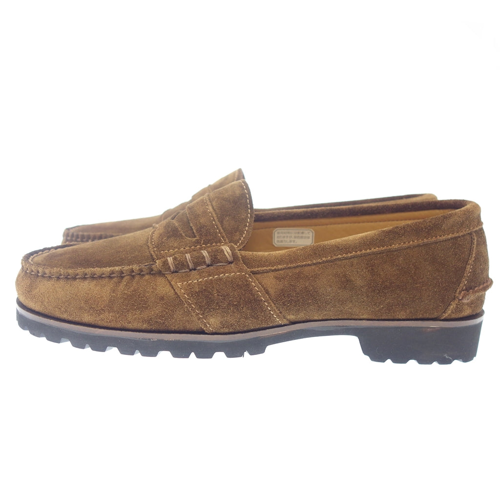 Unused ◆Polo Ralph Lauren Loafers Suede Men's Brown Size 9.5 POLO RALPH LAUREN [AFC36] 