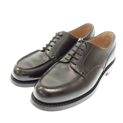 Good Condition◆JMWESTON Leather Shoes U Tip 641 Golf Russian Calf Men's 6E Black JMWESTON GOLF [LA] 