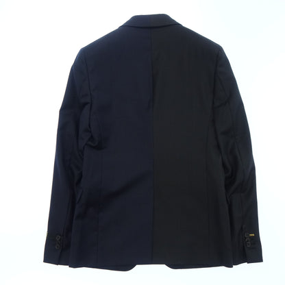 Good Condition◆Fendi Tailored Jacket Stripe 2B Navy Men's 44 Black x Navy FENDI [AFB29] 