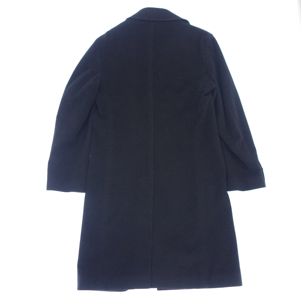 Good Condition◆Paul Smith Stainless Steel Collar Coat Angora Men's Black Size M Paul Smith [AFA21] 