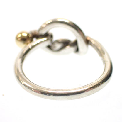 Beautiful item◆Tiffany Hook &amp; Eye Love Knot Ring Silver No. 8 Tiffany &amp; Co [LA] 