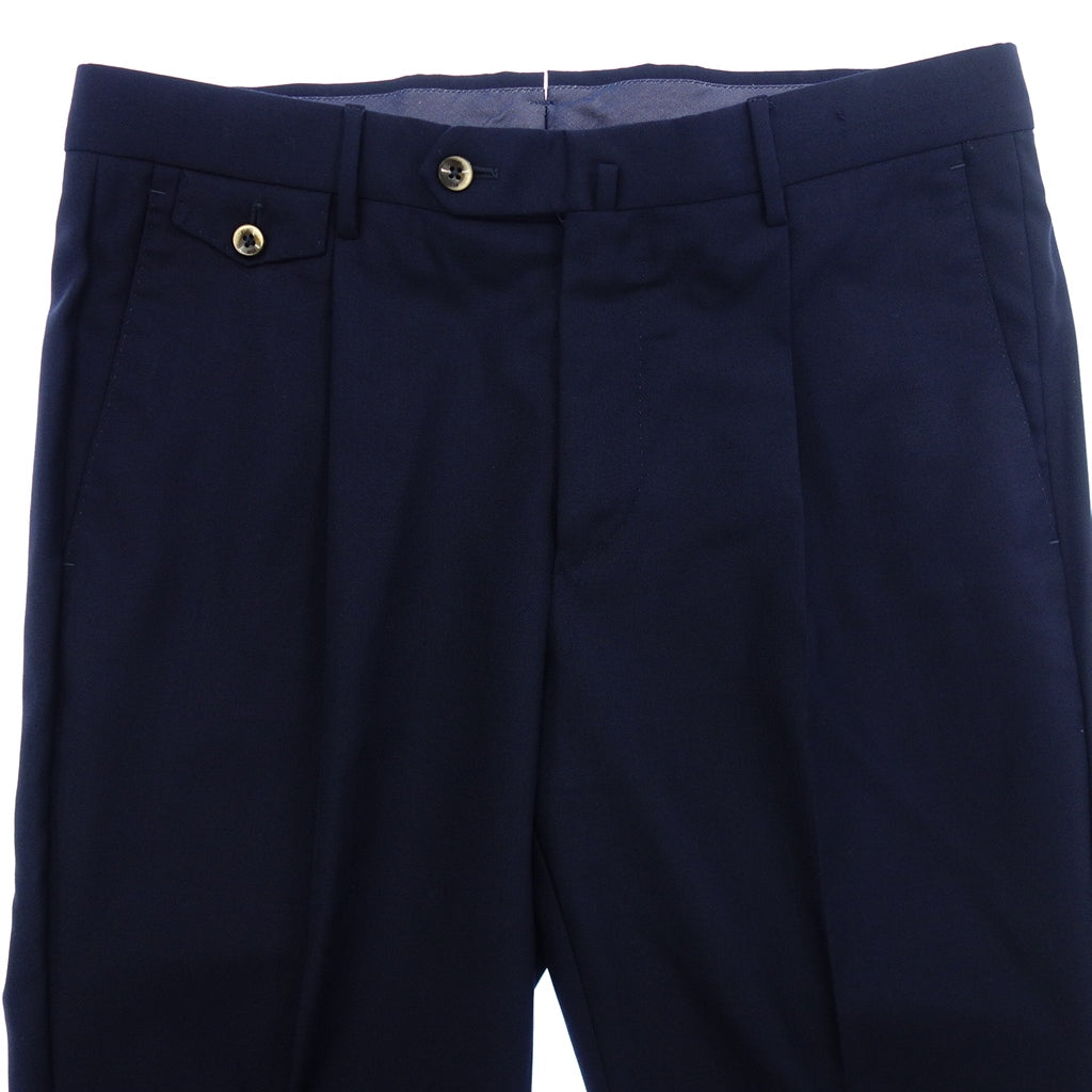 Very good condition ◆Pty Zero Uno slacks pants Super 100s Gentleman Fit Men's Navy Size 46 PT01 GENTLEMAN FIT [AFB4] 