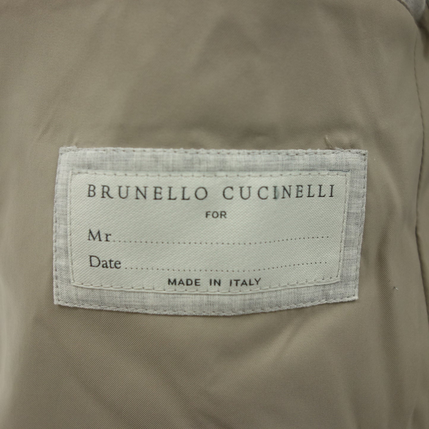 ブルネロクチネリ リネン ベスト メンズ グレー M BRUNELLO CUCINELLI【AFA10】【中古】