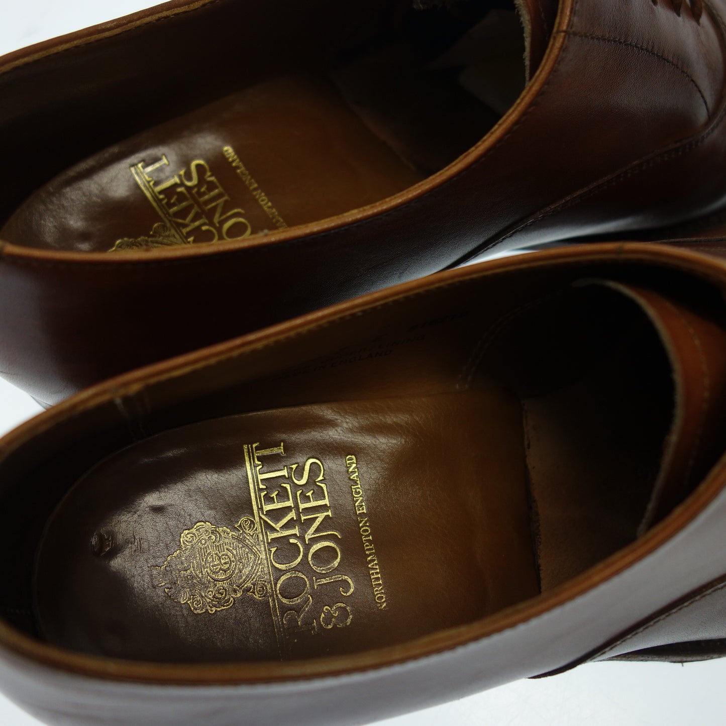 二手 Crockett &amp; Jones 皮鞋 TEMPLE 8624 Straight Tip 男式 7 棕色 Crockett &amp; Jones [AFC47] 