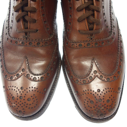 Used Church's Leather Shoes Chet Wind Full Brogue 3 Cities Men's Brown Size 6 Church's [AFC45] 