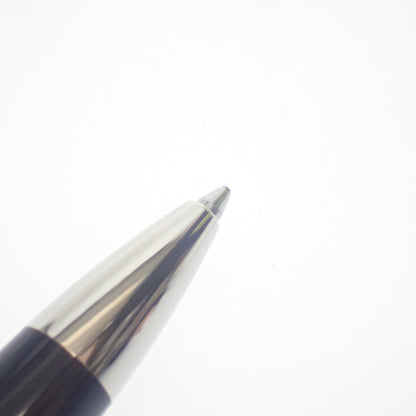 Very good condition ◆Dupont Ballpoint Pen Elise Black x Silver 415674 Lacquer &amp; Palladium STDupont [AFI10] 