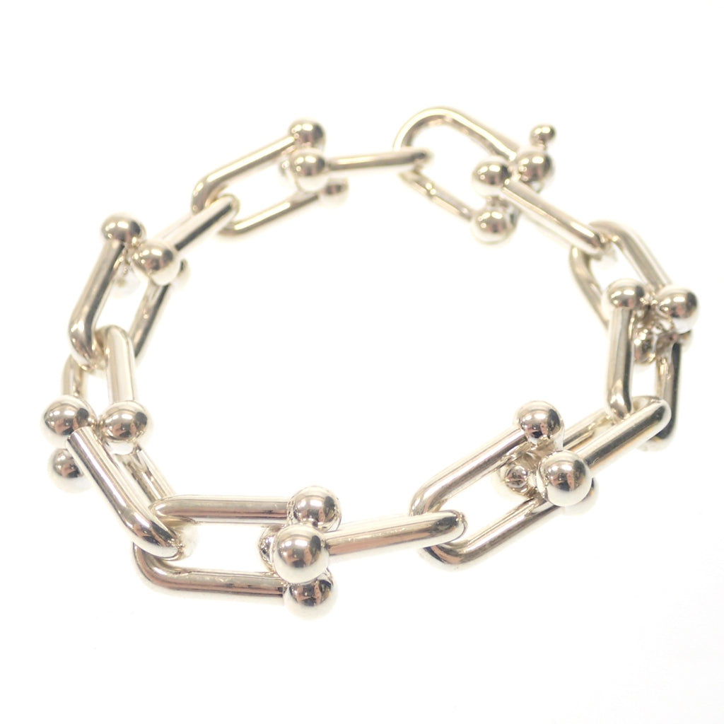 Good Condition◆Tiffany Hardware Link Bracelet Large 14 Frames Silver Ag925 62.3g TIFFANY&amp;Co. [AFI2] 