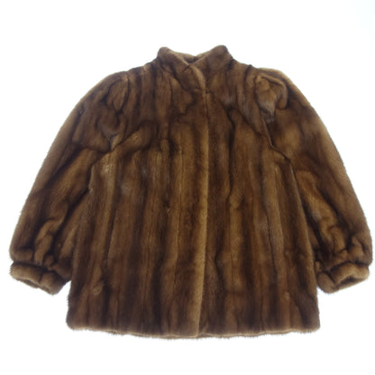 SAGA MINK Half Coat Mink Brown No. 13 SAGA MINK [AFF22] [Used] 