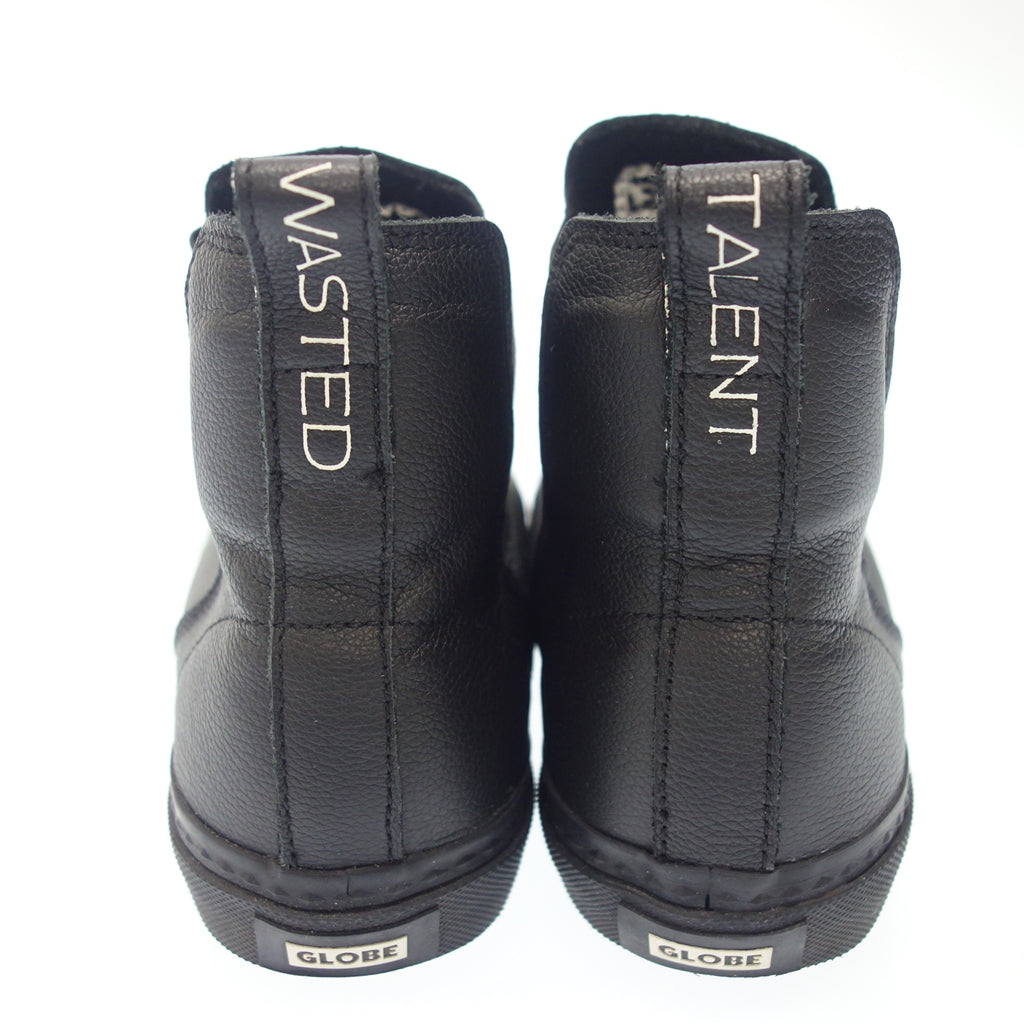 Good condition ◆ Glove sneakers high cut men's black size 26.0 GLOBE [AFD9] 