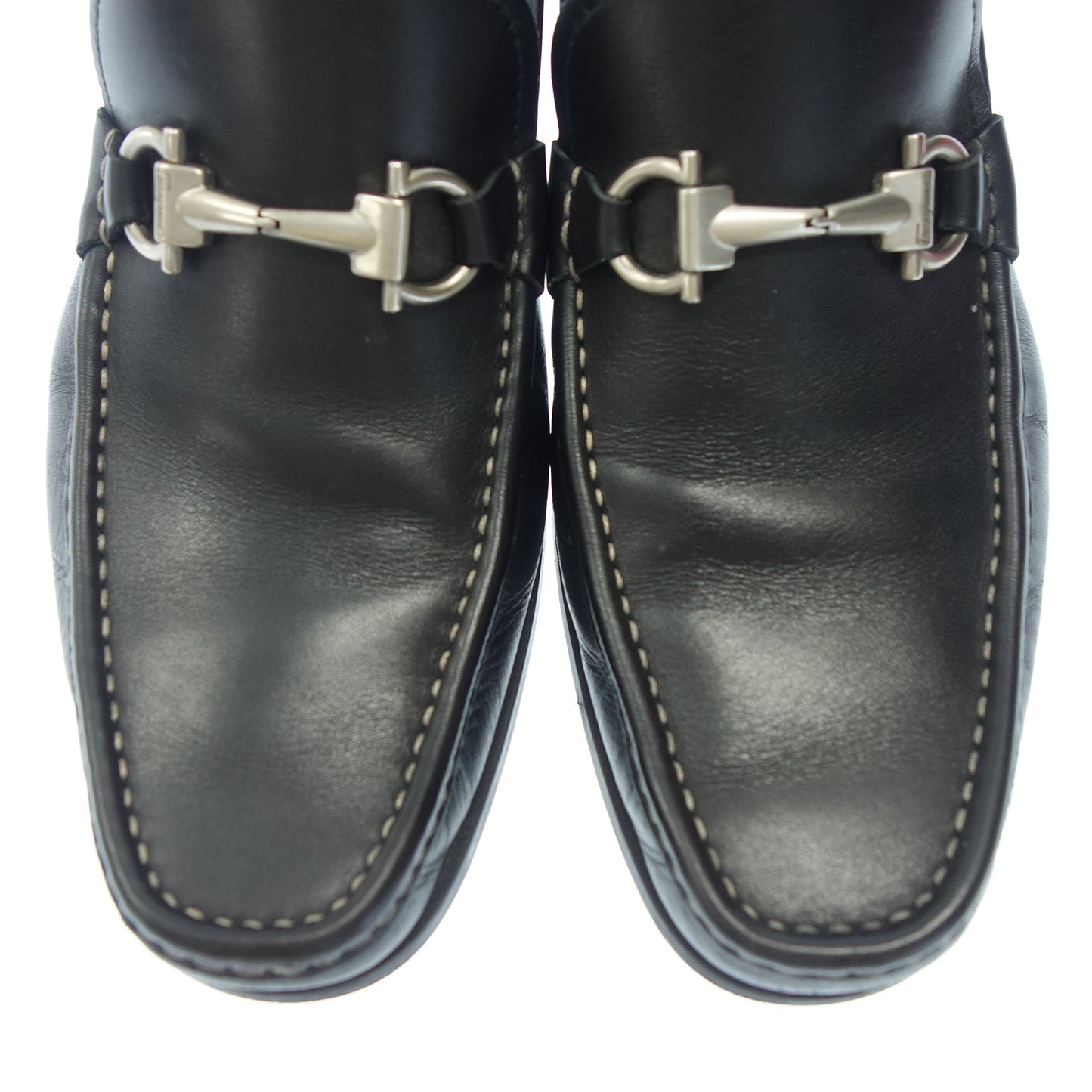 Salvatore Ferragamo Bit Loafer 男士黑色 7.5 Salvatore Ferragamo [AFD9] [二手] 