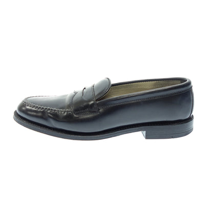 Used ◆Alden leather shoes loafers 987 cordovan van last men's 9 black Alden VAN [LA] 