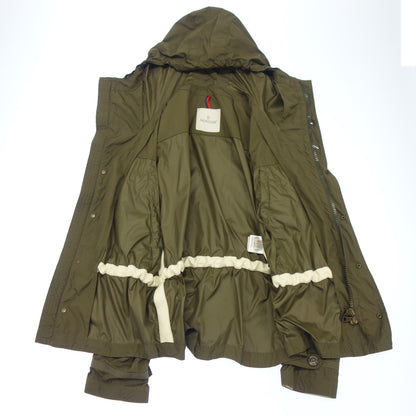 Used ◆Moncler jacket hooded ladies size 3 khaki MONCLER [AFB14] 