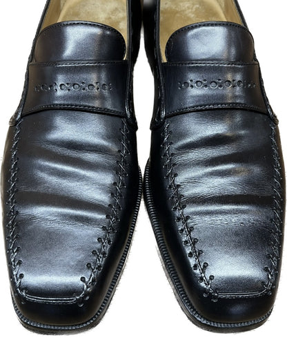 Good condition ◆ Berluti leather shoes loafers patina leather Olga period black 7 Berluti 