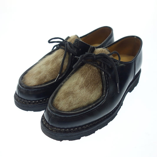 Good condition ◆ Paraboots leather shoes MICHAEL Michael Fock seal fur men's 42 black Paraboot [LA] 