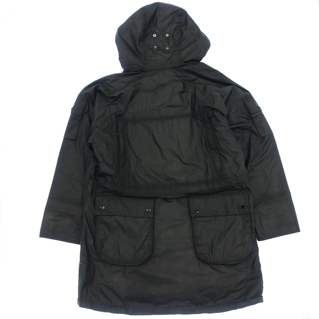 Used ◆ Barbour x Engineered Garments Zip Parka Lightweight Waxed Men's Size S Black Barbour x Engineered Garments [AFA24] 