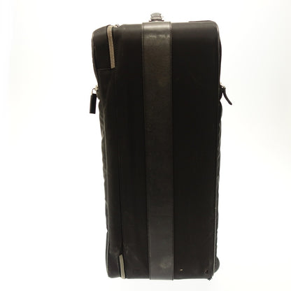 Used ◆Prada carry bag 2 wheels triangle logo nylon black PRADA 